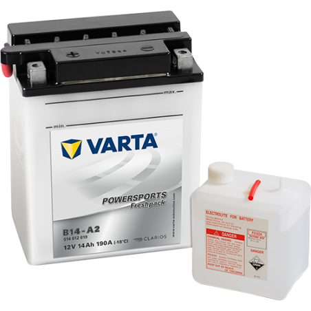 Batería varta yb14-a2 12v 14ah - 1