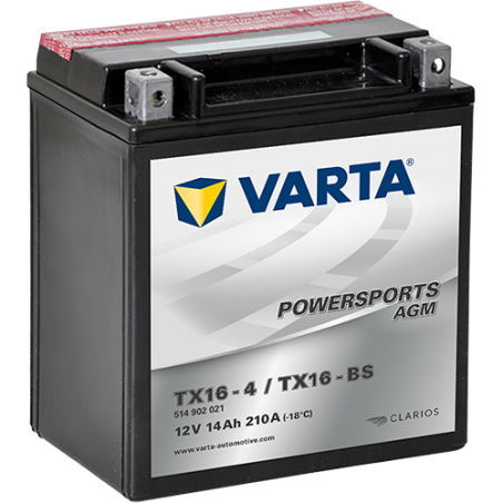 Batería varta ytx16-4 ytx16-bs 12v 14ah - 1