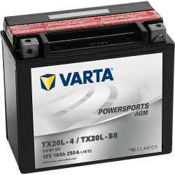 BATERÍA VARTA YTX20L-4 YTX20L-BS 12V 18Ah