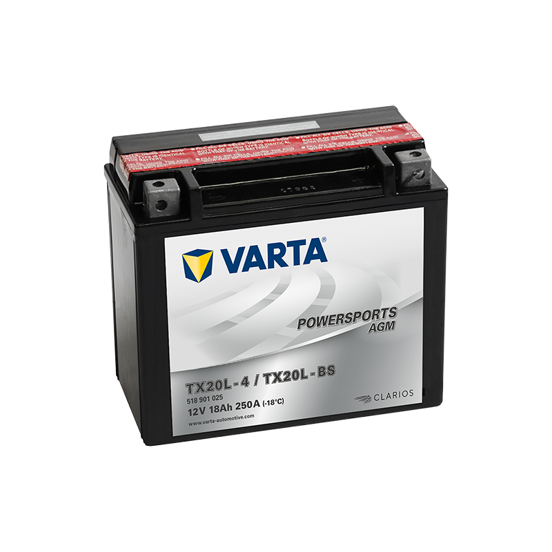 Batería varta ytx20l-4 ytx20l-bs 12v 18ah - 1