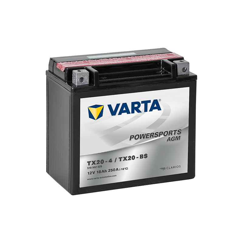 Batería varta ytx20-4 ytx20-bs 12v 18ah - 1