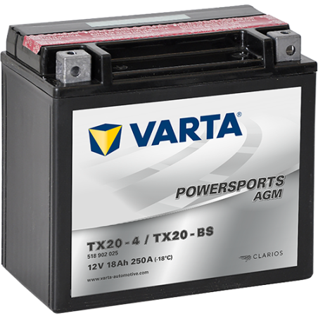 Batería varta ytx20-4 ytx20-bs 12v 18ah - 1