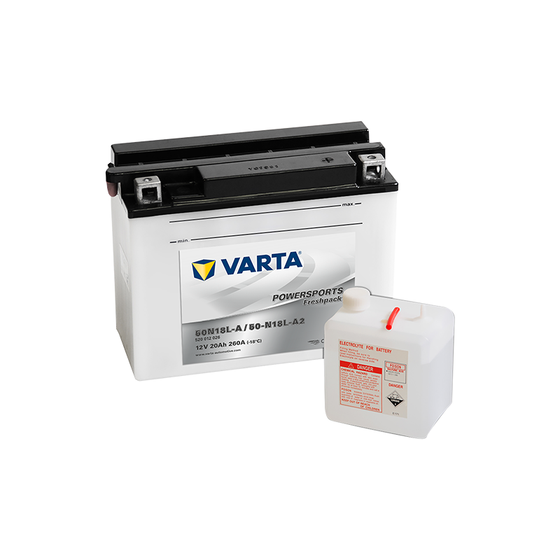Batería varta y50-n18l-a y50n18l-a2 12v 20ah - 1