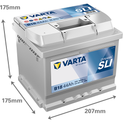 Batería varta b18 12v 44ah - 2
