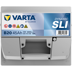 Batería varta b20 12v 45ah - 4