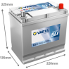Batería varta b23 12v 45ah - 2