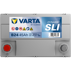 Batería varta b24 12v 45ah - 4