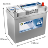 Batería varta b31 12v 45ah - 2