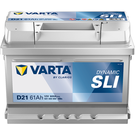 Batería varta d21 12v 61ah - 1