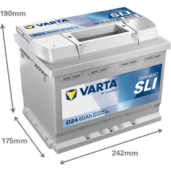 Batería varta d24 12v 60ah - 2