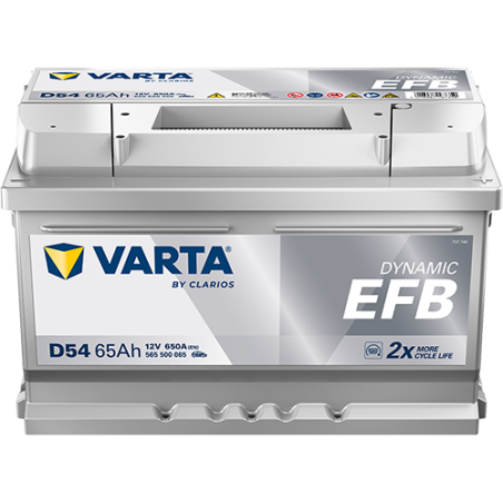 Batería varta d54 12v 65ah - 1