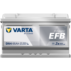 Batería varta d54 12v 65ah - 3