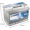 Batería varta e12 12v 74ah - 2