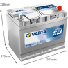 Batería varta e23 12v 70ah - 2