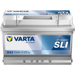 BATERÍA VARTA E43 12V 72Ah