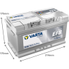 Batería varta e46 12v 75ah - 2