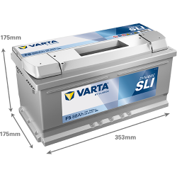 Batería varta f5 12v 88ah - 2