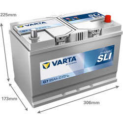 Batería varta g7 12v 95ah - 2