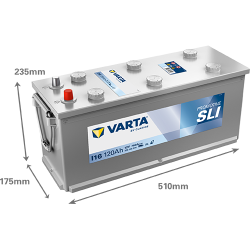 Batería varta i16 12v 120ah - 2