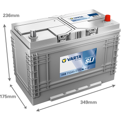 Batería varta i18 12v 110ah - 2