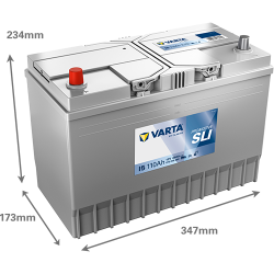 Batería varta i5 12v 110ah - 2
