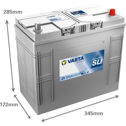 Batería varta j1 12v 125ah - 2