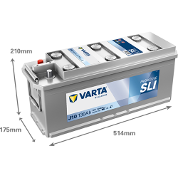 Batería varta j10 12v 135ah - 2