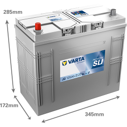Batería varta j2 12v 125ah - 2