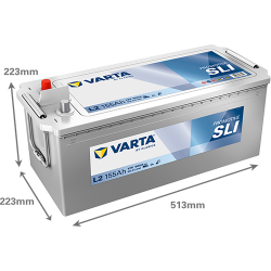 Batería varta l2 12v 155ah - 2