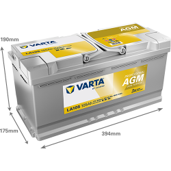 Batería varta la105 12v 105ah - 2