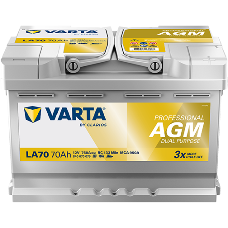 Batería varta la70 12v 70ah - 1