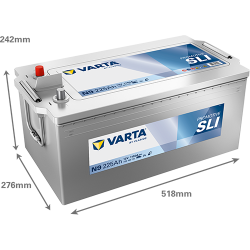 Batería varta n9 12v 225ah - 2