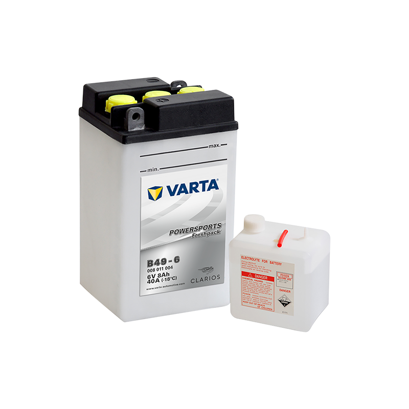 Batería varta b49-6 6v 4ah - 1