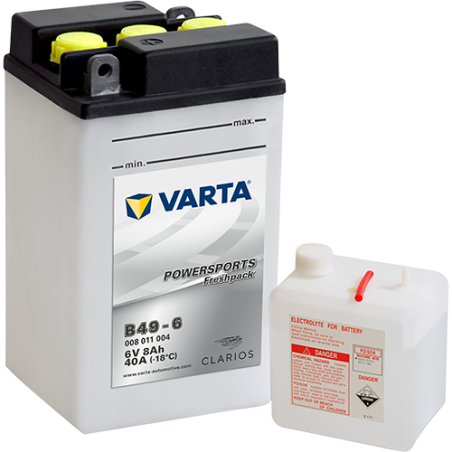 Batería varta b49-6 6v 4ah - 1